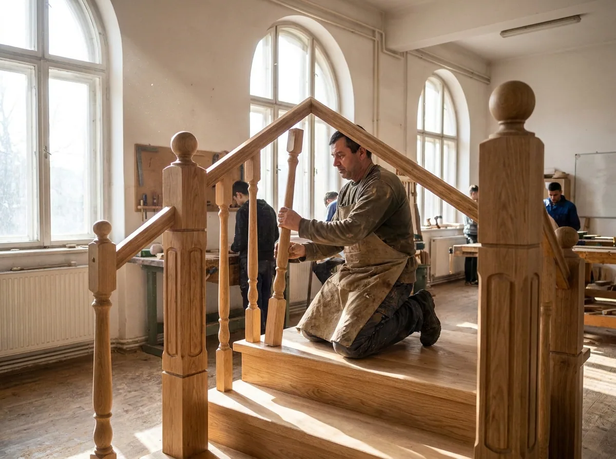 Timber stairs