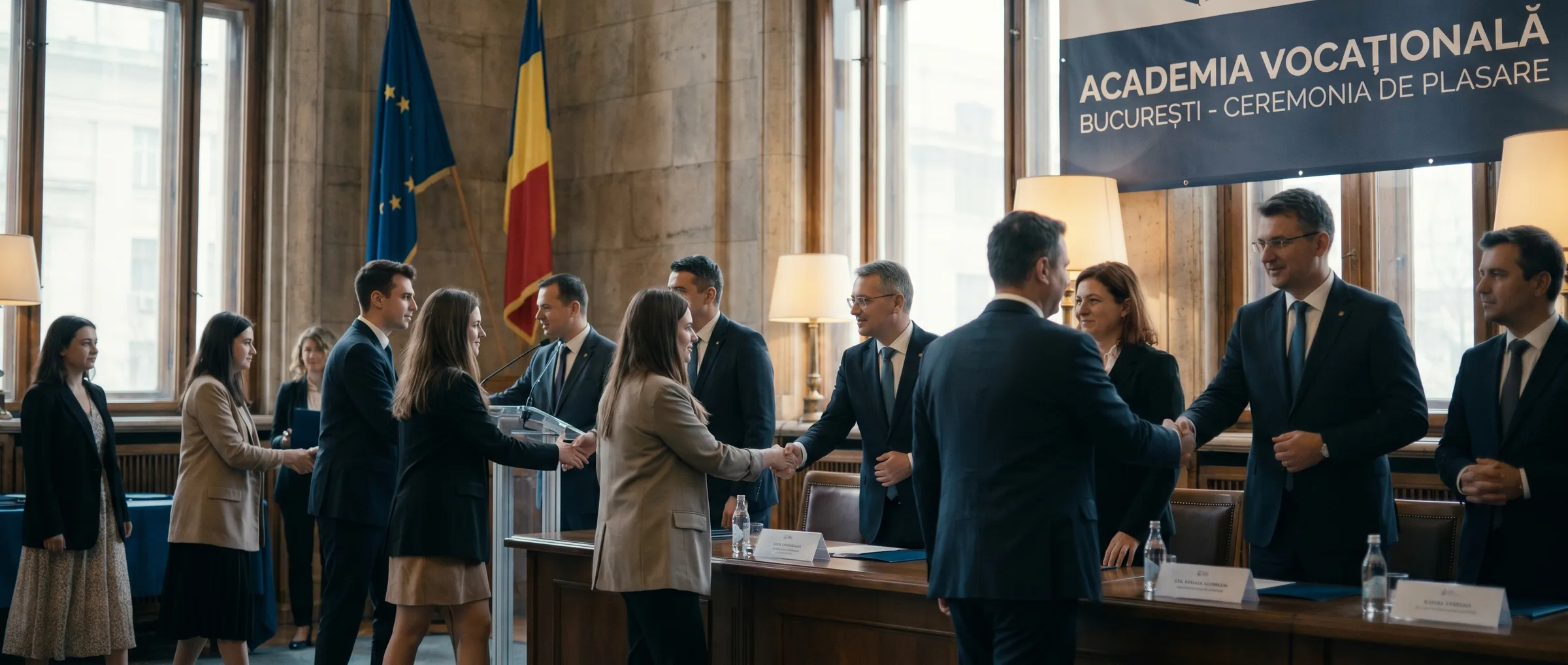 Cohort placement ceremony in Bucharest