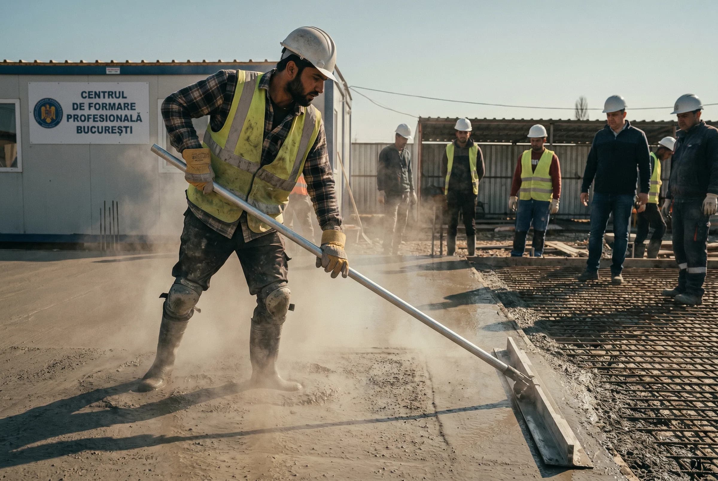 Concrete worker